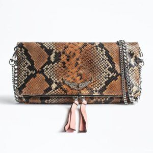 Zadig & Voltaire Roc Wild Clutch